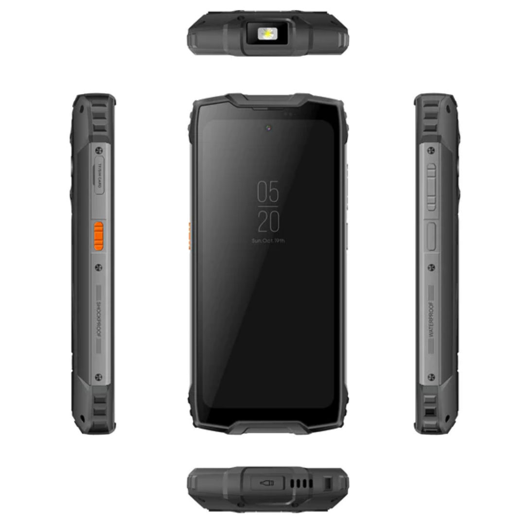 Blackview pametni robustni telefon BV9300 Pro 12GB+256GB z vgrajeno 100LM svetilko, črn