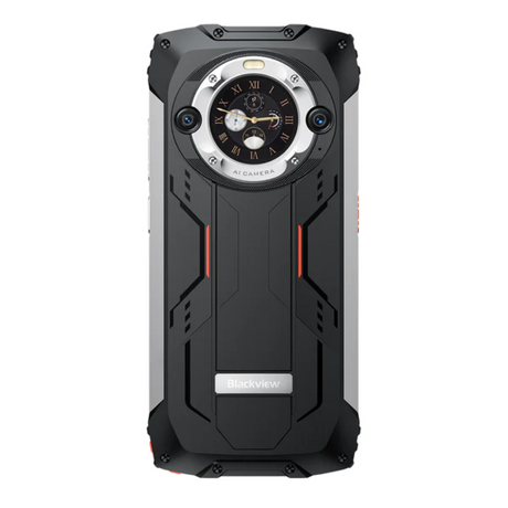 Blackview pametni robustni telefon BV9300 Pro 12GB+256GB z vgrajeno 100LM svetilko, oranžen