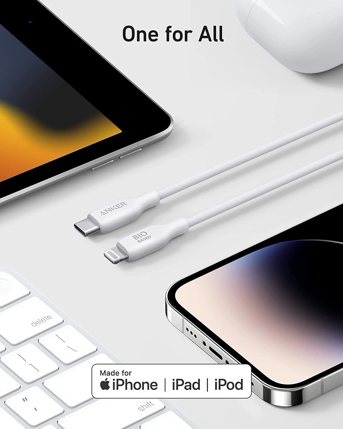Anker 541 BIO USBC-LTG 0,9m kabel bel
