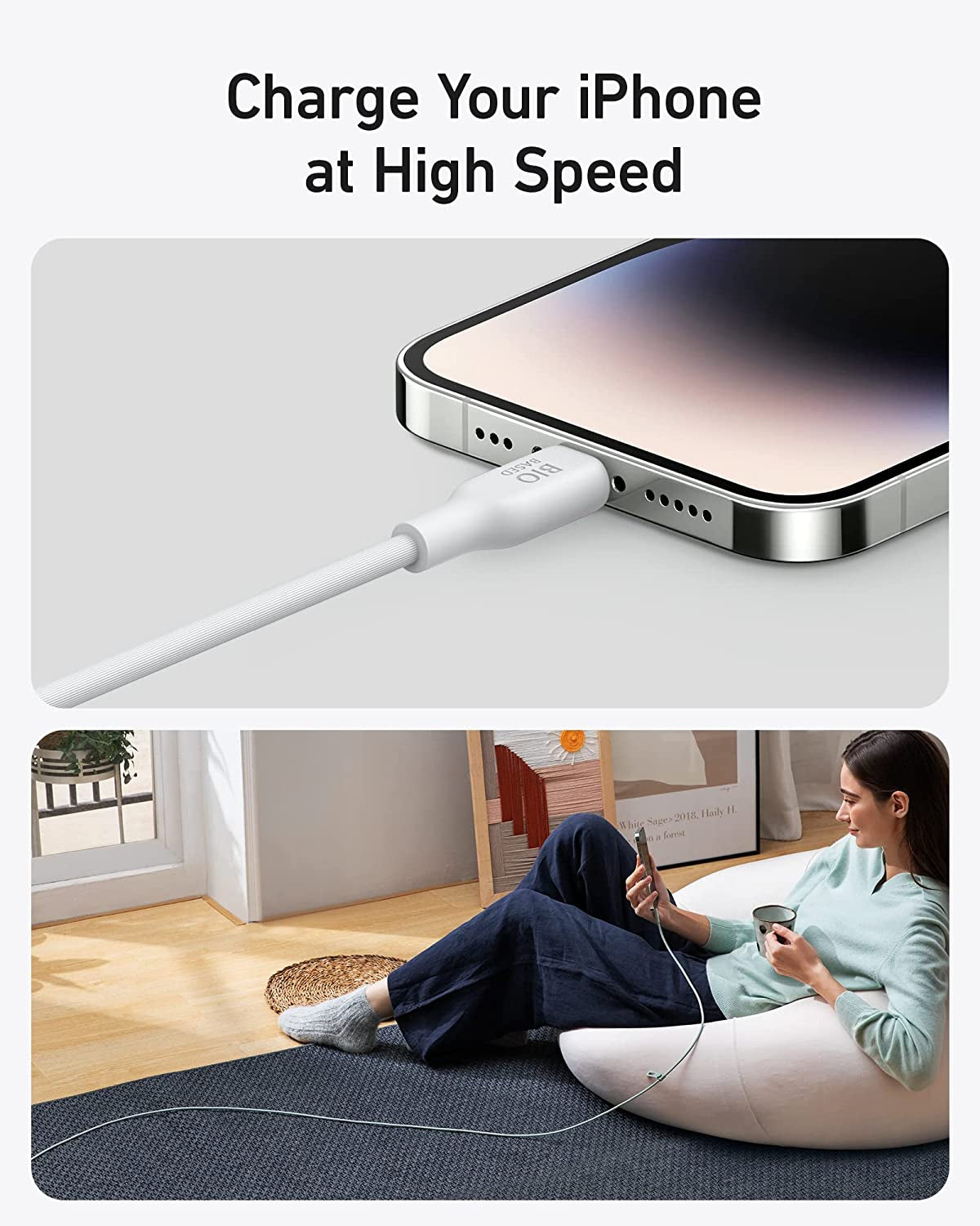 Anker 541 BIO USBC-LTG 0,9m kabel bel