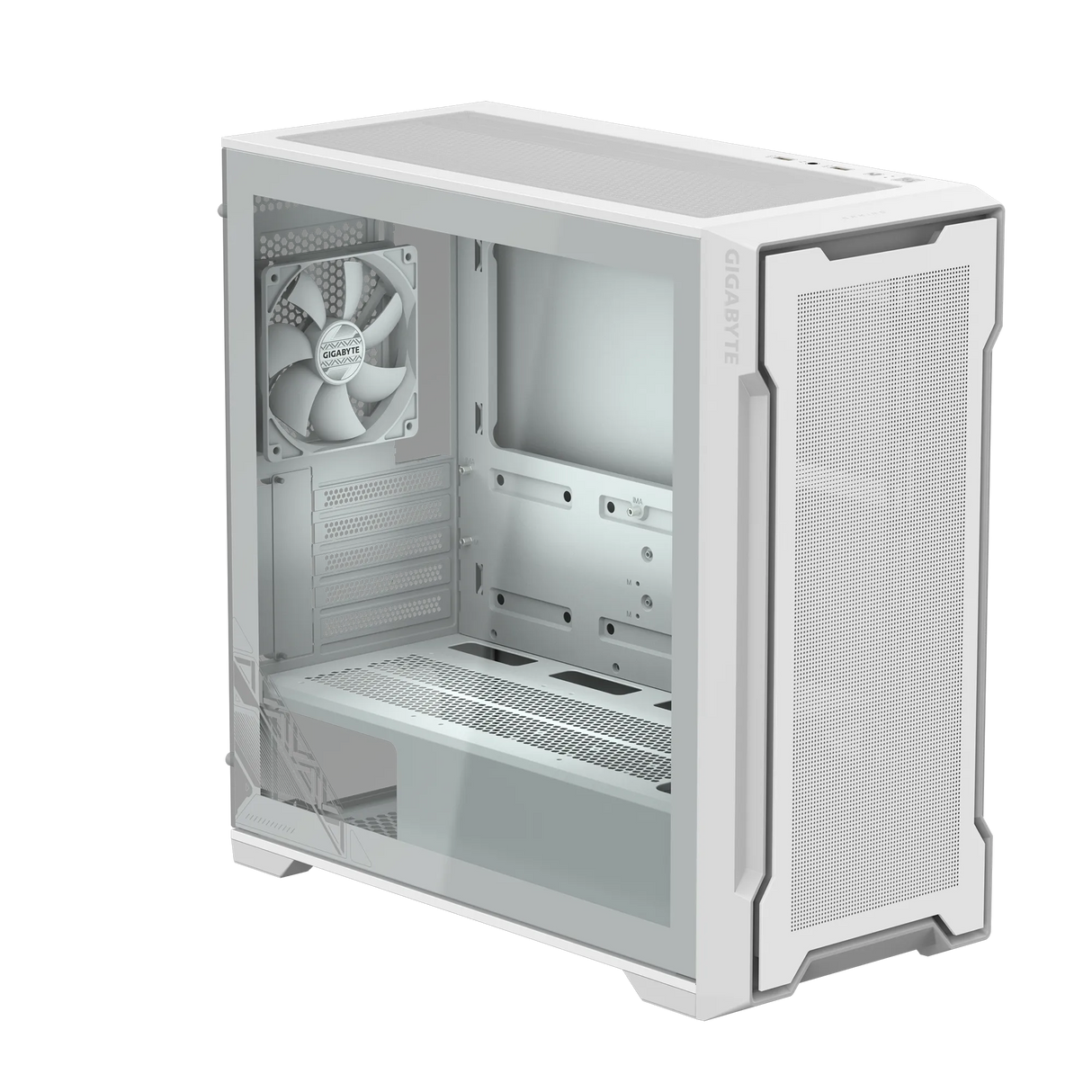 Gigabyte C102 GLASS ICE USB 3.0 mATX ohišje, belo