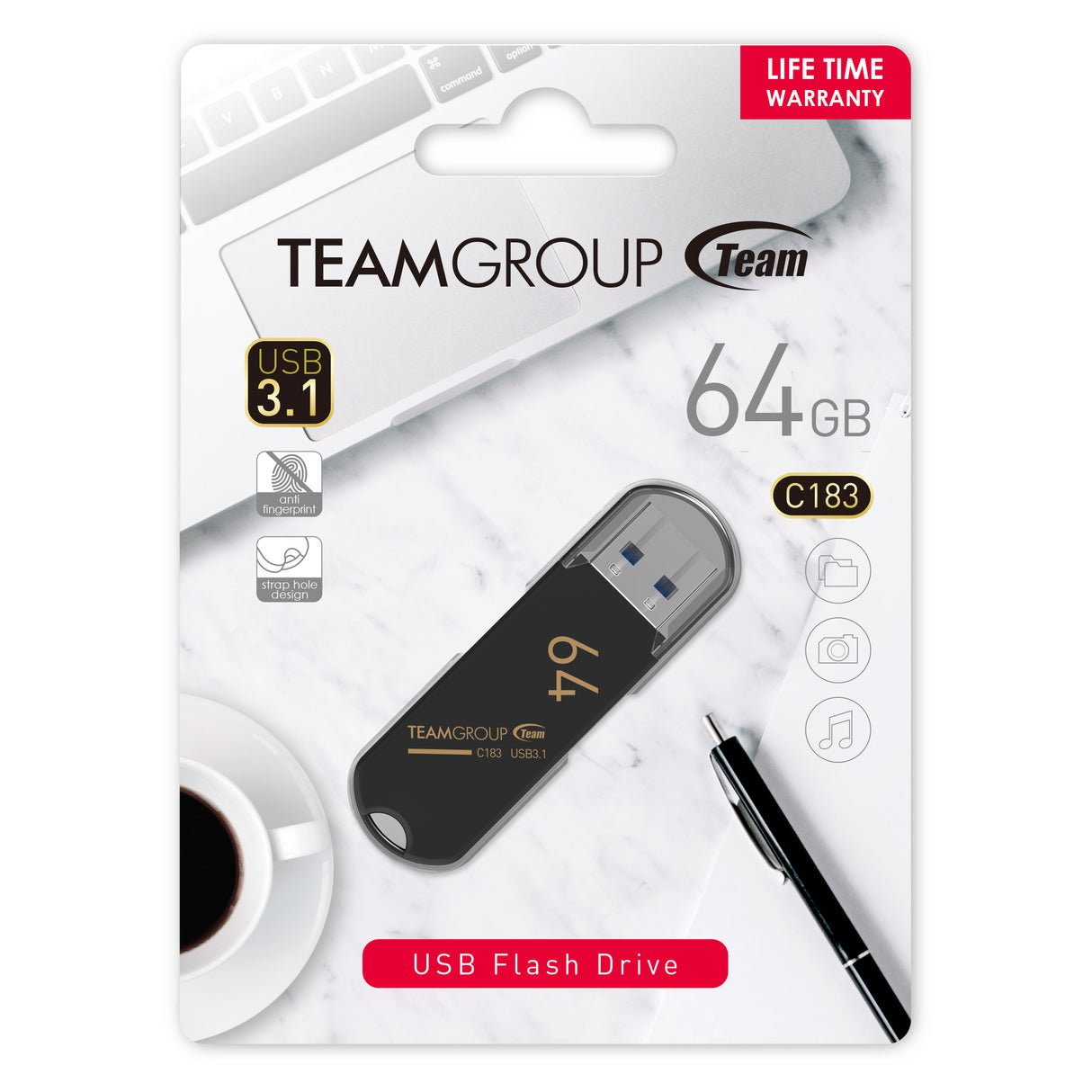 Teamgroup 64GB C183 USB 3.2 spominski ključek