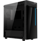 Gigabyte C200 GLASS ATX RGB osvetljeno ohišje, črno