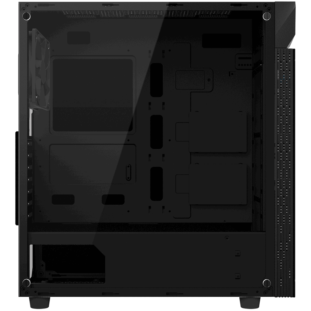 Gigabyte C200 GLASS ATX RGB osvetljeno ohišje, črno