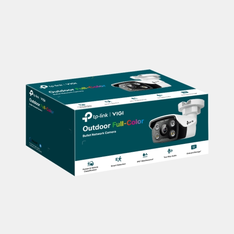 TP-LINK VIGI 4MP zunanja Full-Color Bullet mrežna kamera (do 2560 × 1440 H.265+ 30fps)