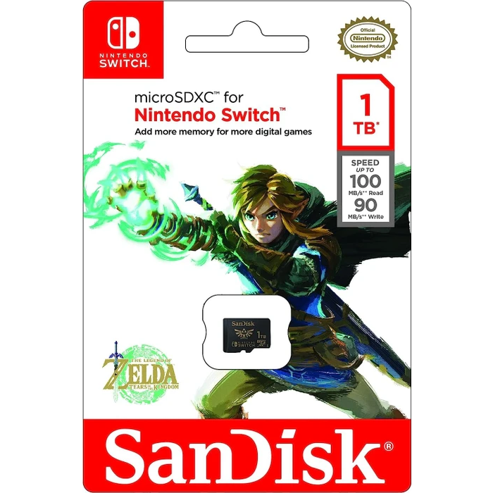 SanDisk 1TB microSDXC UHS-I spominska kartica za Nintendo Switch