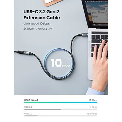 Ugreen USB-C podaljšek, 1M - PolyBag