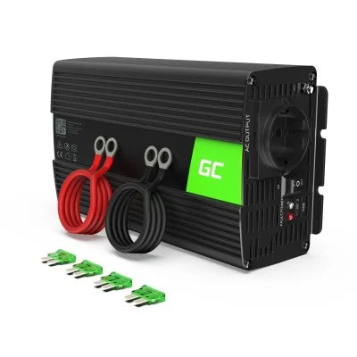 Green Cell pretvornik moči PRO 12V do230V 1000W/2000W čisti sinusni val