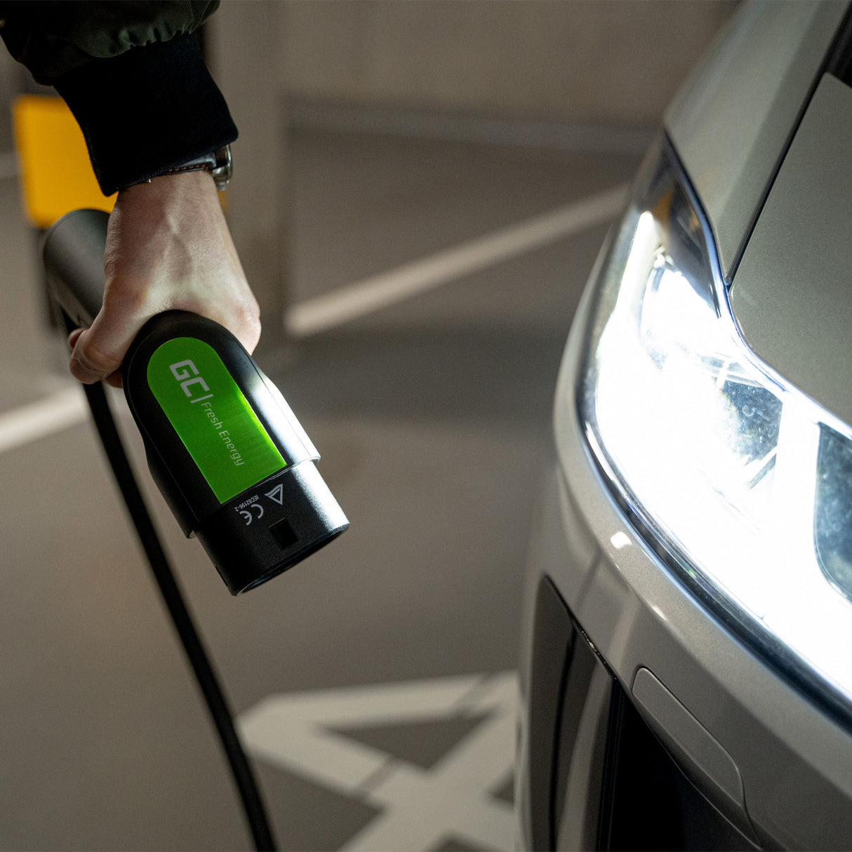 kabel Green Cell GCTip 2 3.6kW  5m / 16.4 ft za polnjenje EV / PHEV