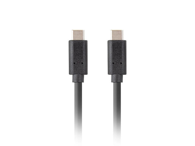 Kabel USB-C na USB-C Lanberg CMCM-32CU-0010-BK 100W PD 1m