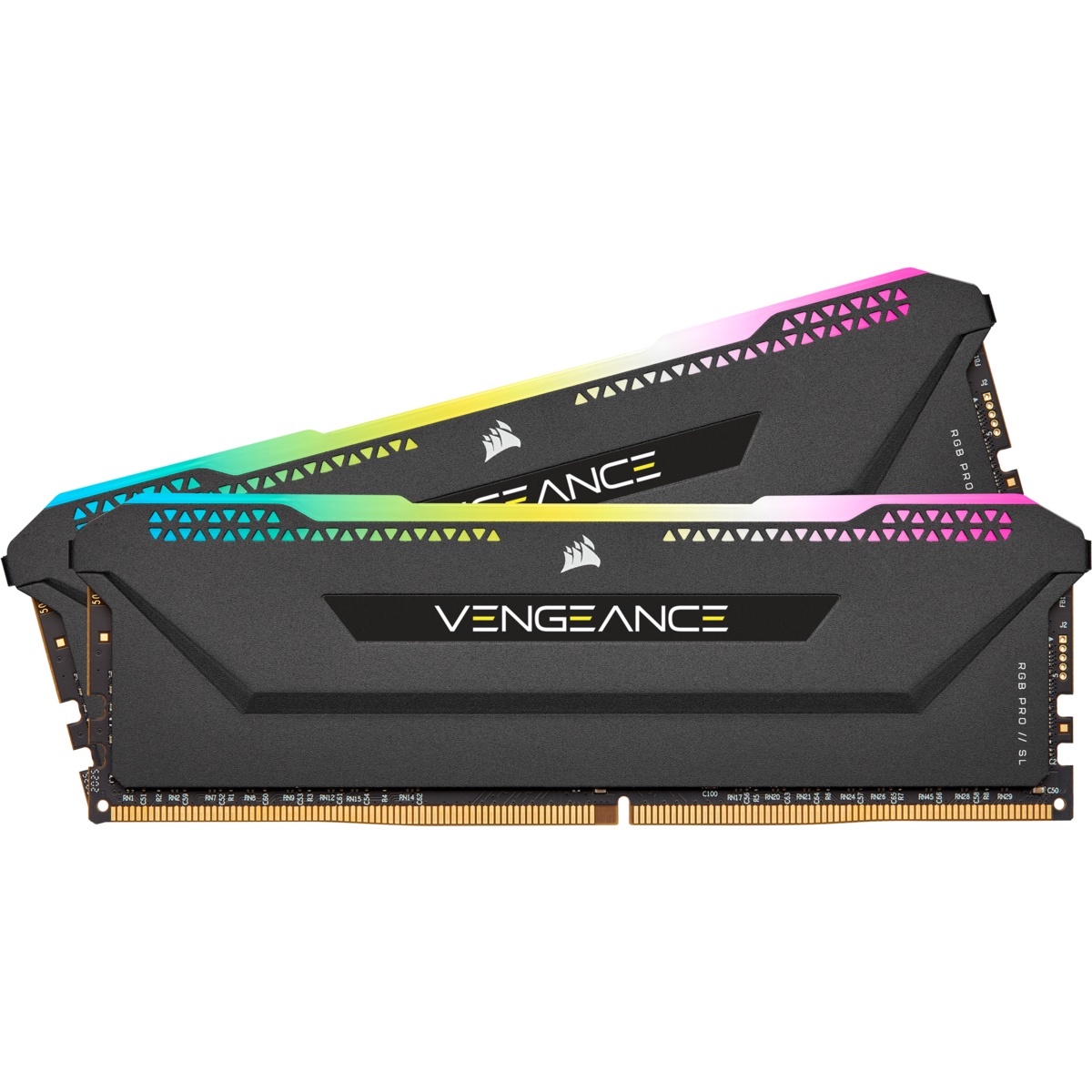 Corsair VENGEANCE RGB PRO SL 32GB (2 x 16GB) DDR4 DRAM 3600MHz PC4-28800 CL18, 1.2V/1.35V