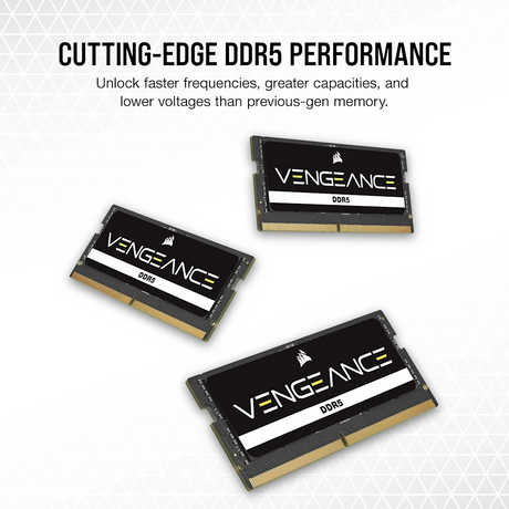 Corsair VENGEANCE 64GB (2 x 32GB) DDR5 SODIMM 4800MHz, CL40, 1.1V