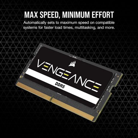 Corsair VENGEANCE 64GB (2 x 32GB) DDR5 SODIMM 4800MHz, CL40, 1.1V