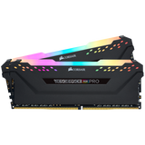 Corsair VENGEANCE RGB PRO 16GB (2 x 8GB) DDR4 DRAM 3600MHz PC4-28800 CL18, 1.2V/1.35V
