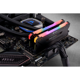 Corsair VENGEANCE RGB PRO 16GB (2 x 8GB) DDR4 DRAM 3600MHz PC4-28800 CL18, 1.2V/1.35V
