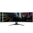 GIGABYTE AORUS CO49DQ 49 OLED DQHD ukrivljen monitor, 5120 x 1440, 0.03ms, 144Hz, zvočniki