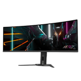 GIGABYTE AORUS CO49DQ 49 OLED DQHD ukrivljen monitor, 5120 x 1440, 0.03ms, 144Hz, zvočniki