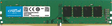 Crucial 8GB DDR4-2400 UDIMM PC4-19200 CL17, 1.2V Single Ranked