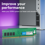 Crucial 32GB DDR4-3200 DIMM PC4-25600 CL22, 1.2V