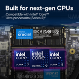 Crucial 32GB DDR5-6400 SODIMM CL52, 1.1V