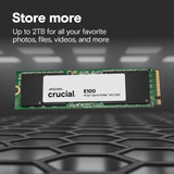 Crucial E100 1TB PCIe Gen4 NVMe 2280 M.2 SSD