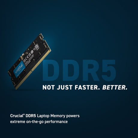 Crucial 8GB DDR5-5600 SODIMM PC5-44800 CL46, 1.1V