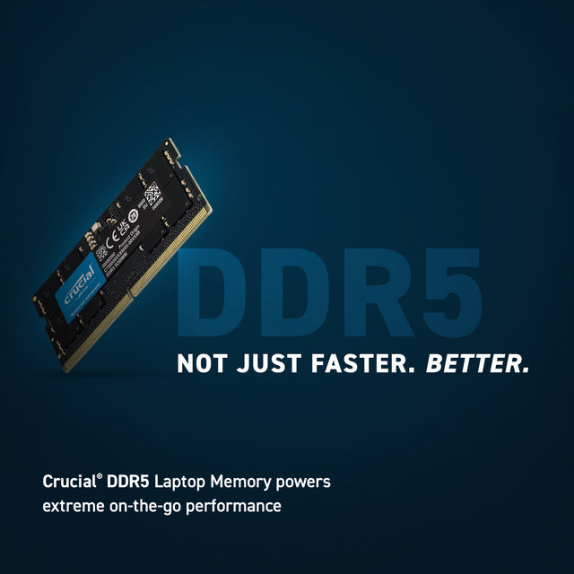 Crucial 8GB DDR5-5600 SODIMM PC5-44800 CL46, 1.1V