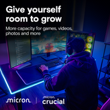 Crucial T710 2TB PCIe Gen5 NVMe 2280 M.2 SSD s hlajenjem