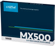 Crucial MX500 500GB SATA 2.5 7mm (z 9.5mm adapter) Internal SSD