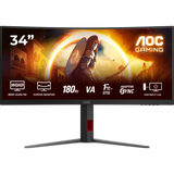 AOC Gaming CU34G4 34" WQHD 3440 x 1440 1ms 180Hz HDR10 ukrivljen monitor