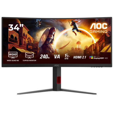 AOC Agon CU34G4Z 34" WQHD 240Hz 1ms ukrivljen gaming monitor
