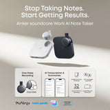 Anker Soundcore Work pametni AI snemalnik zvoka, črn