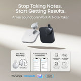 Anker Soundcore Work pametni AI snemalnik zvoka, bel