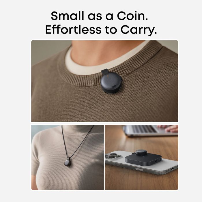 Anker Soundcore Work pametni AI snemalnik zvoka, črn