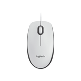Logitech M100 optična miška, bela