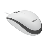 Logitech M100 optična miška, bela