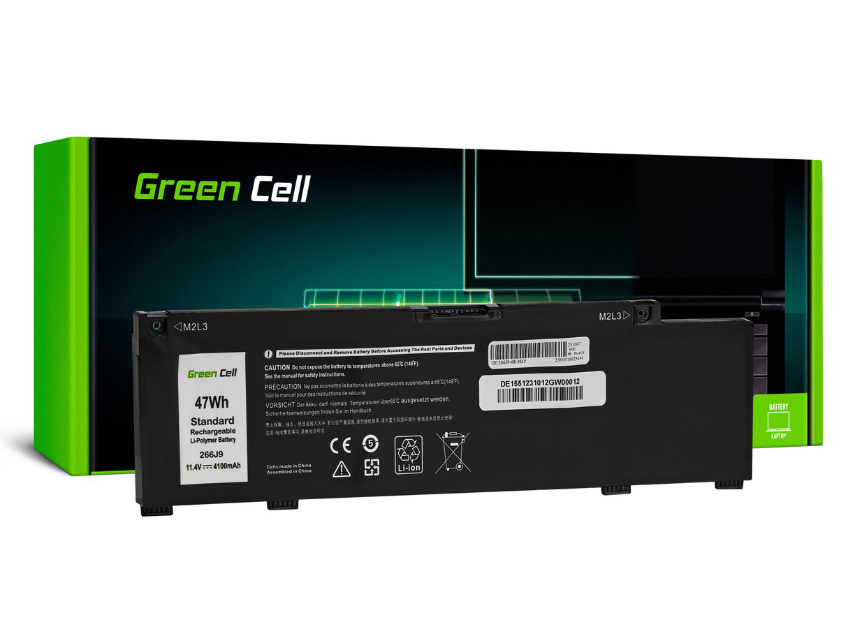 Green Cell baterija 266J9 0M4GWP za Dell G3 15 3500 3590 G5 5500 5505 Inspiron 14 5490