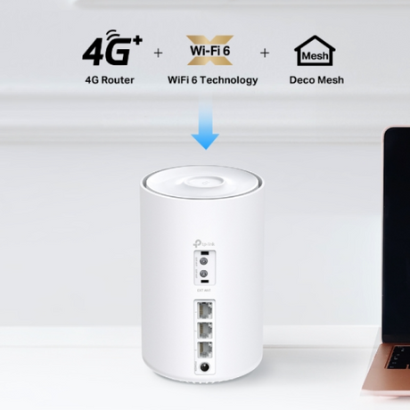 TP-LINK Deco X10-4G (1 pack) domači Mesh 4G+ WiFi 6