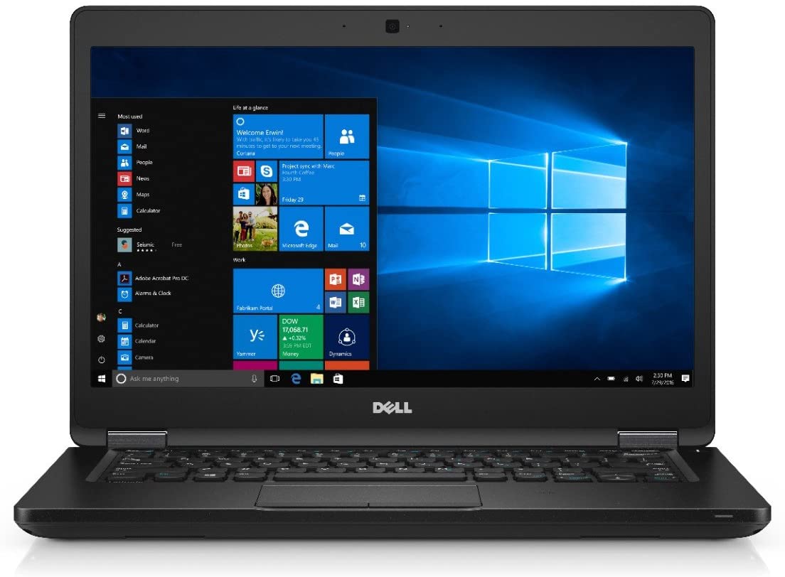 Obnovljen Dell Latitude 5480, i5-6300HQ, 8GB RAM, 256GB SSD, Touch, Windows 10 Pro, Razred A