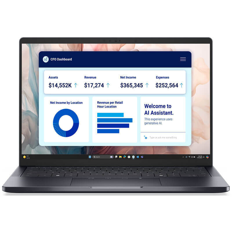 Prenosnik DELL Pro 14 Premium, Ultra 5 236V, 16GB, 512GB, Windows 11 Pro