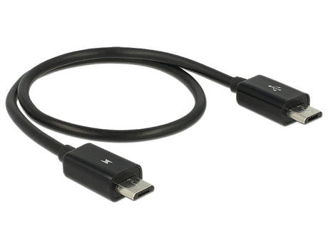 Delock Power Delock kabel za deljenje napajanja Micro USB-B moški > Micro USB-B moški OTG