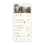 MILL Wi-Fi pametna vtičnica za grelne naprave MILL