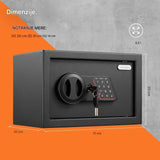 VonHaus Varnostni sef Sef 8,5 L – majhna velikost