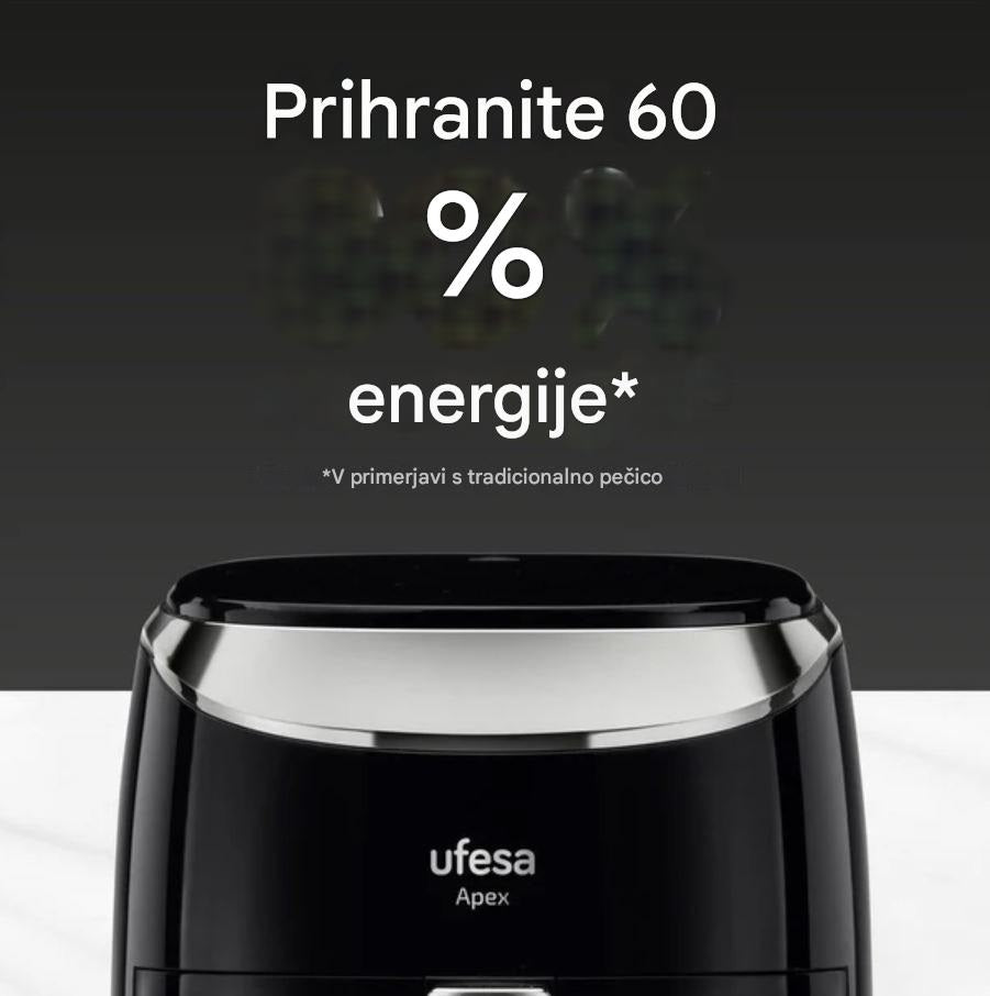 Ufesa digitalni zračni cvrtnik Apex 3.5L 1.500 W