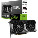 Grafična kartica ASUS Dual GeForce RTX 5060 Ti OC, 16GB GDDR7, PCI-E 5.0 DUAL-RTX5060TI-O16G