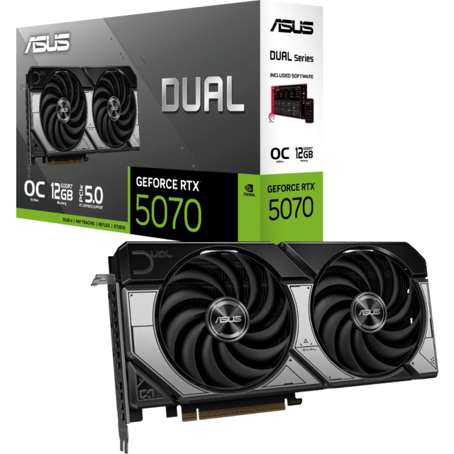 Grafična kartica ASUS Dual GeForce RTX 5070, 12GB GDDR7, PCI-E 5.0