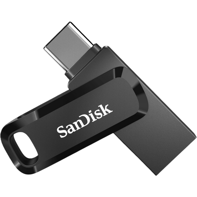 SanDisk 1TB Ultra Dual Drive Go USB-C/A 3.2 USB ključ (črn)