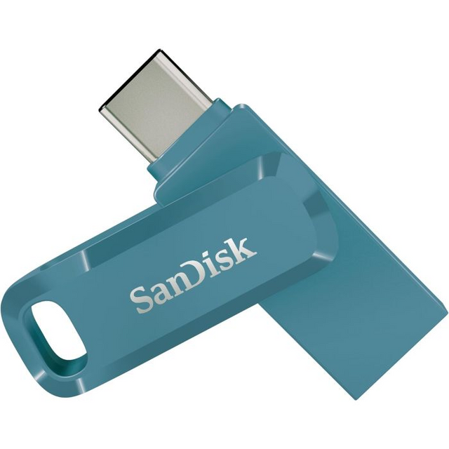 SanDisk 1TB Ultra Dual Drive Go USB-C/A 3.2 USB ključ (moder)