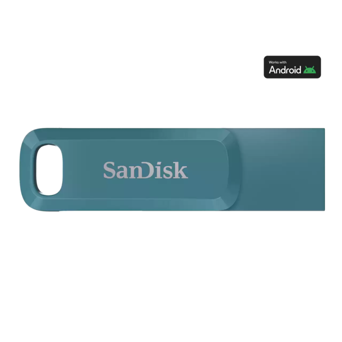 SanDisk 512GB Ultra Dual Drive Go USB-C/A 3.2 USB ključ (moder)