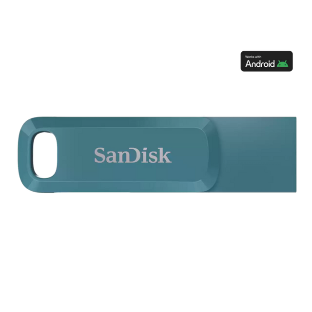 SanDisk 512GB Ultra Dual Drive Go USB-C/A 3.2 USB ključ (moder)